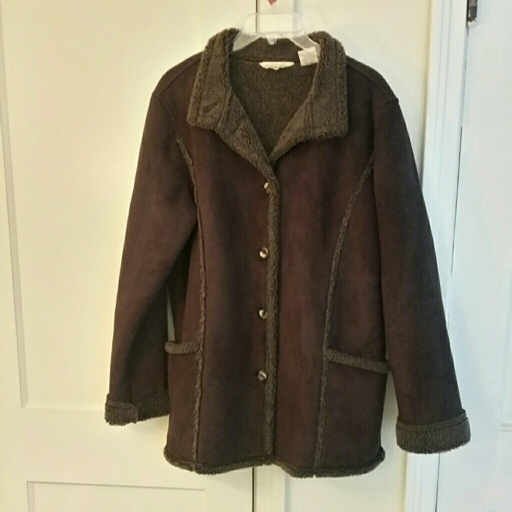 Brown Faux Shearling